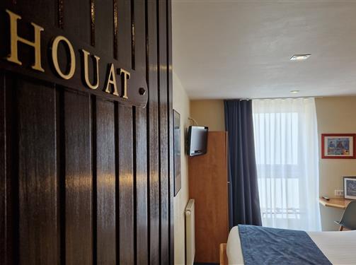 Room n°1, HOUAT, 1st floor, River view, queen size bed (10,15m²) - Hôtel Le Marin Auray